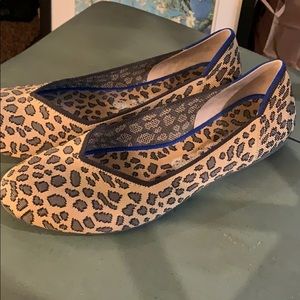 Rothys leopard print ballet flat